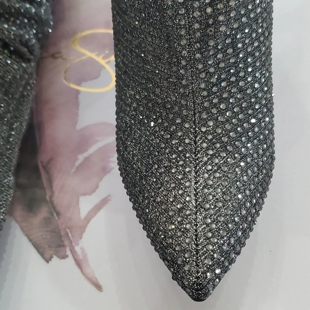 NEW Jessica Simpson Sparkly Boots - 7.5 - Picture 6 of 10